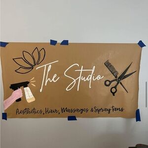 Hand painted banners 🤍